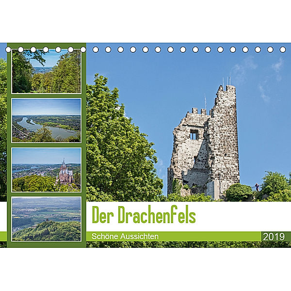 Der Drachenfels - Schöne Aussichten (Tischkalender 2019 DIN A5 quer), Thomas Leonhardy