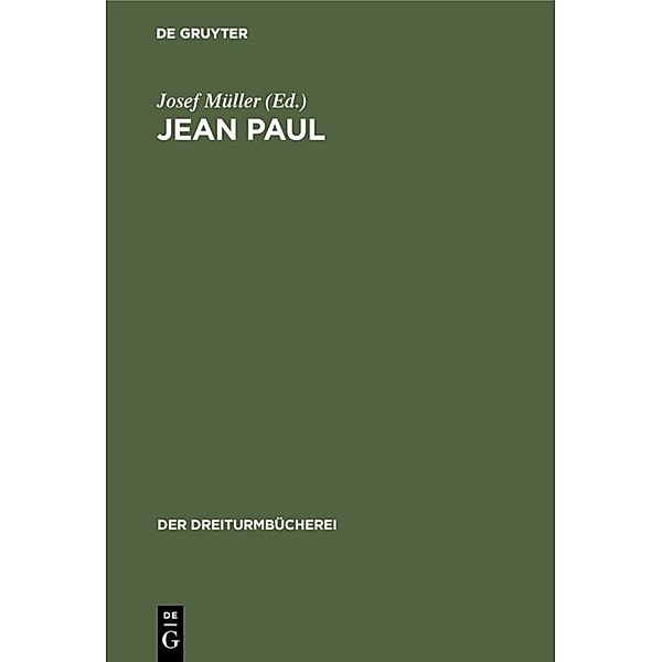 Der Dreiturmbücherei / 5/6 / Jean Paul