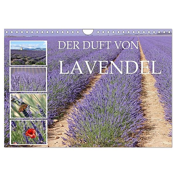 Der Duft von Lavendel (Wandkalender 2024 DIN A4 quer), CALVENDO Monatskalender, Christine B-B Müller