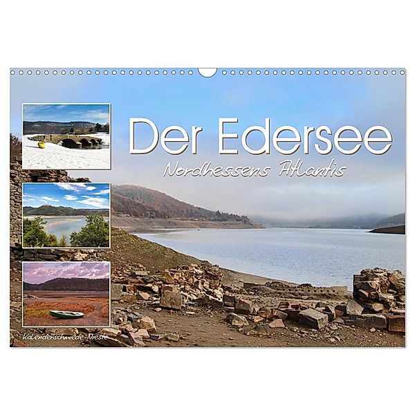 Der Edersee, Nordhessens Atlantis (Wandkalender 2025 DIN A3 quer), CALVENDO Monatskalender, Calvendo, Sabine Löwer