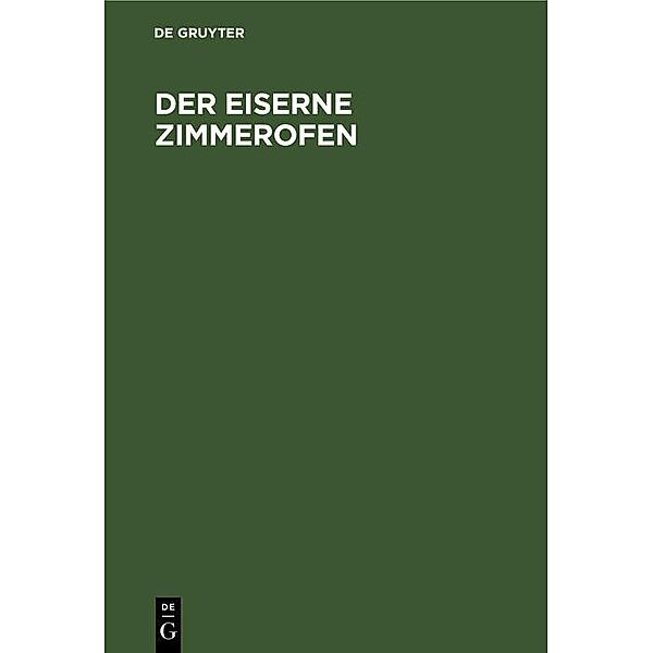 Der eiserne Zimmerofen / Jahrbuch des Dokumentationsarchivs des österreichischen Widerstandes