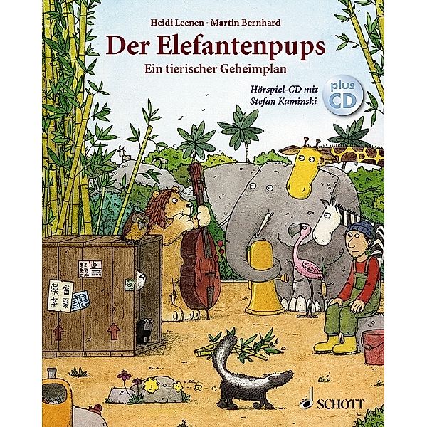 Der Elefantenpups, Ein tierischer Geheimplan, m. Audio-CD, Heidi Leenen