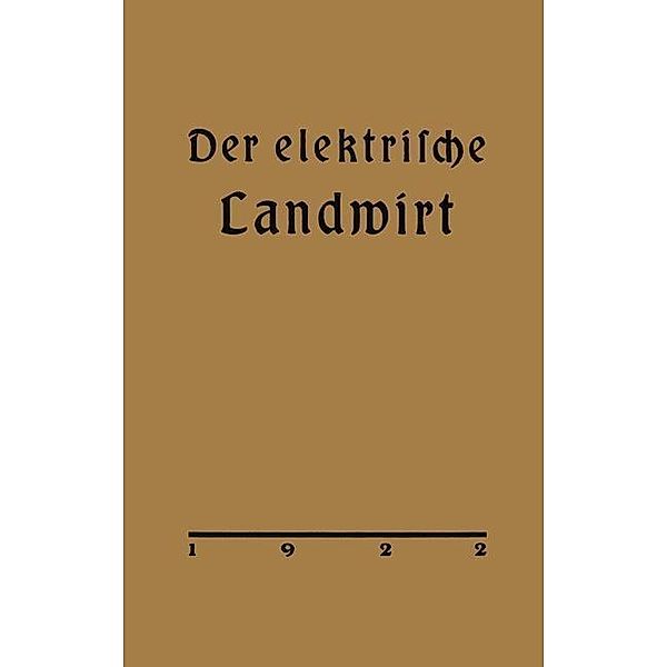 Der elektrische Landwirt, Arthur Vietze