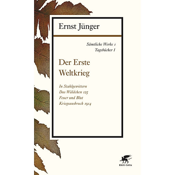 Der Erste Weltkrieg, Ernst Jünger