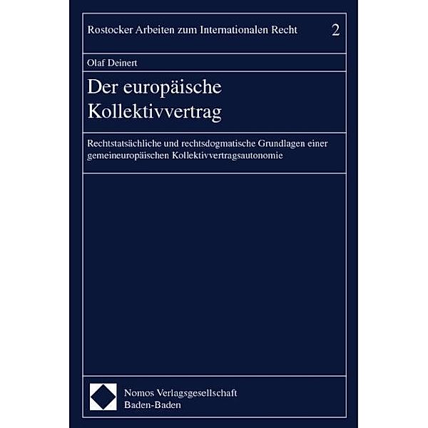 Der europäische Kollektivvertrag, Olaf Deinert