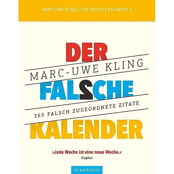 Der falsche Kalender 2, Marc-Uwe Kling