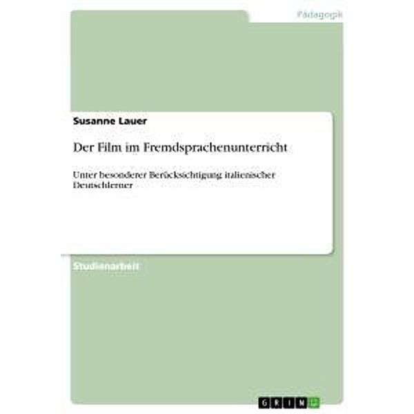 Der Film im Fremdsprachenunterricht, Susanne Lauer