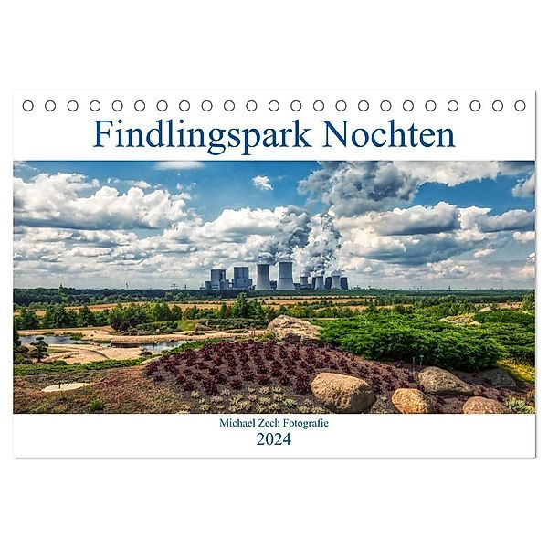 Der Findlingspark in der Lausitz (Tischkalender 2024 DIN A5 quer), CALVENDO Monatskalender, Michael Zech Fotografie