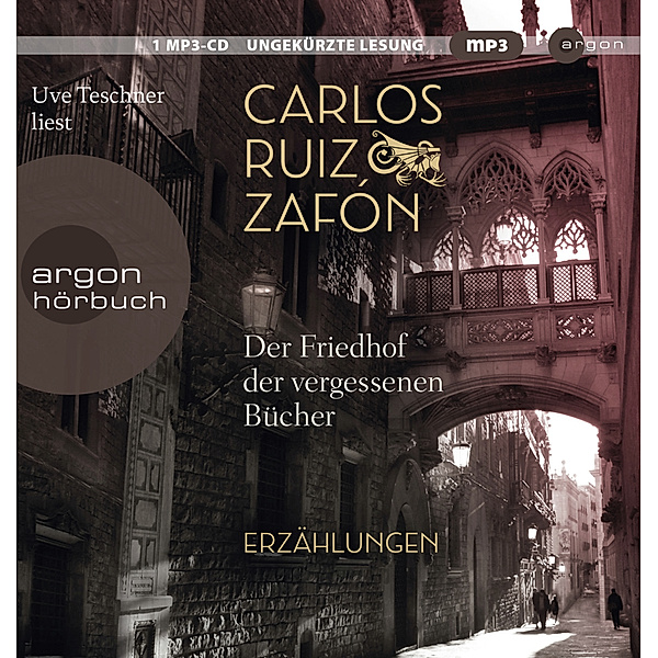 Der Friedhof der vergessenen Bücher,1 Audio-CD, 1 MP3, Carlos Ruiz Zafón