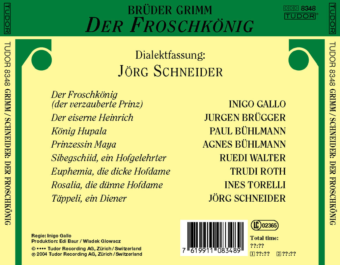 Der Froschkönig Hörbuch von Jörg Schneider - Weltbild.ch