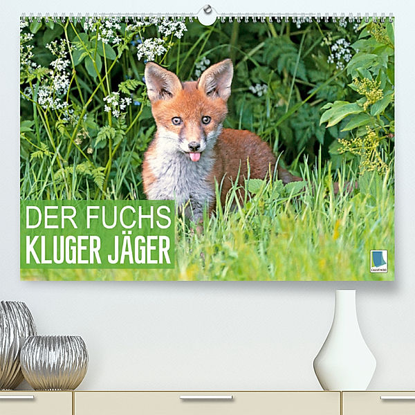 Der Fuchs: Kluger Jäger (Premium, hochwertiger DIN A2 Wandkalender 2023, Kunstdruck in Hochglanz), Calvendo