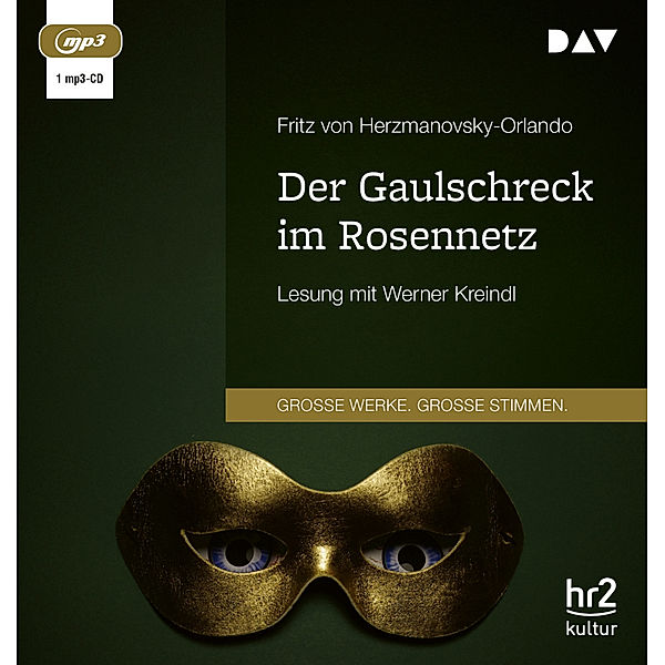 Der Gaulschreck im Rosennetz,1 Audio-CD, 1 MP3, Fritz von Herzmanovsky-Orlando