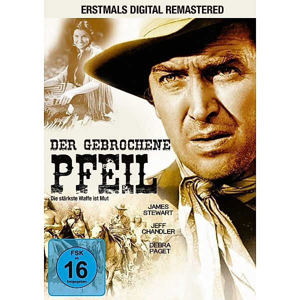 Der gebrochene Pfeil, James Stewart, Jeff Chandler, Debra Paget