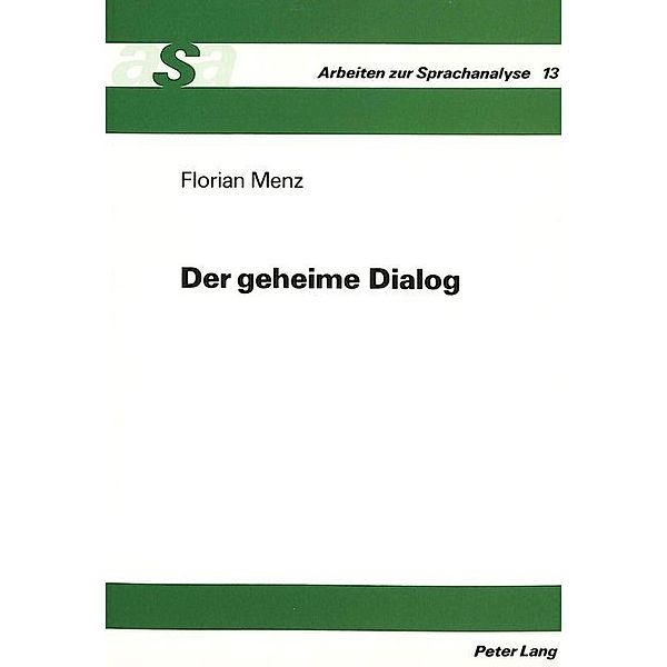 Der geheime Dialog, Florian Menz