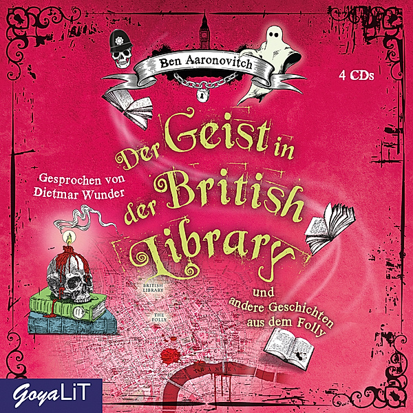 Der Geist in der British Library und andere Geschichten aus dem Folly,4 Audio-CD, Ben Aaronovitch