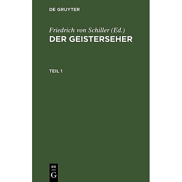 Der Geisterseher. Teil 1