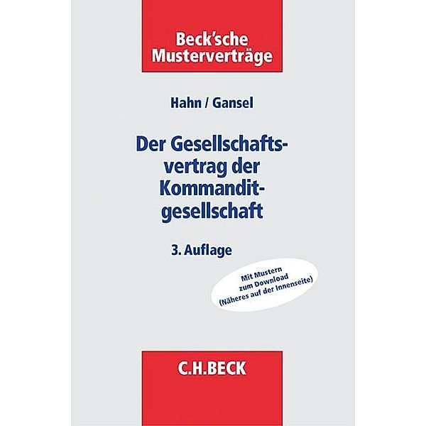 Der Gesellschaftsvertrag der Kommanditgesellschaft, Nicco Hahn, Anna Gansel