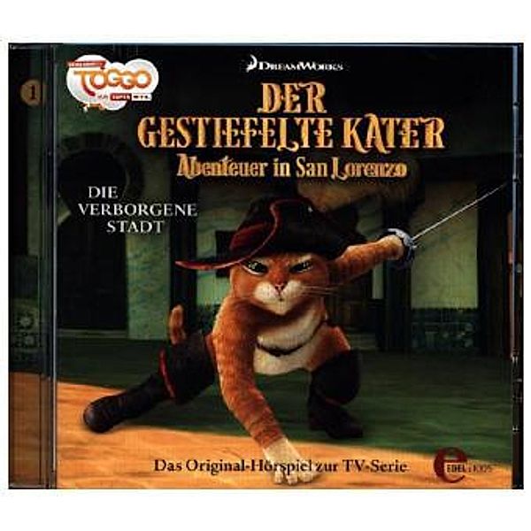 Der Gestiefelte Kater - Abenteuer in San Lorenzo - Die verborgene Stadt, Audio-CD, Der Gestiefelte Kater-Abenteuer In San Lorenzo