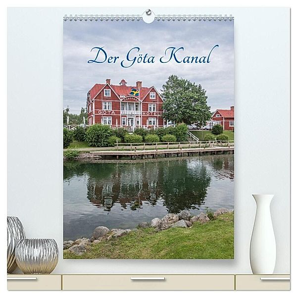 Der Göta Kanal (hochwertiger Premium Wandkalender 2024 DIN A2 hoch), Kunstdruck in Hochglanz, www.drees.dk, Andreas Drees