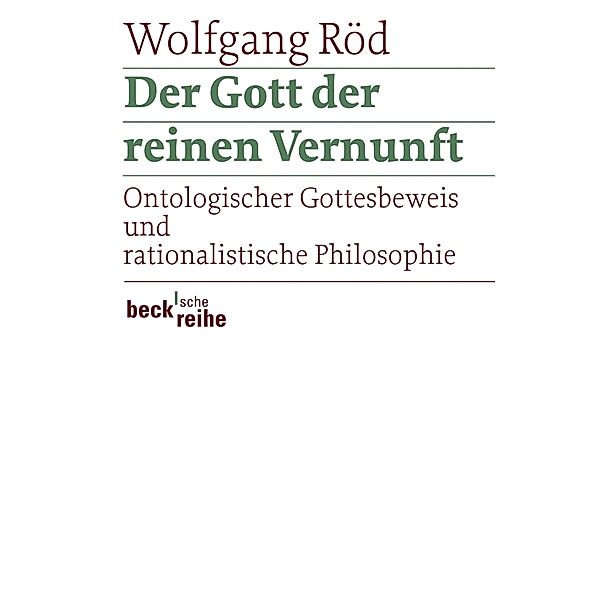 Der Gott der reinen Vernunft, Wolfgang Röd