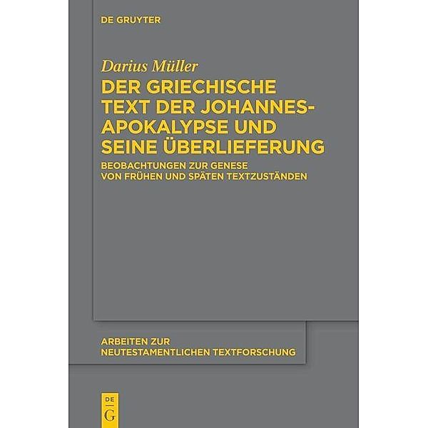 Der griechische Text der Johannesapokalypse und seine Überlieferung, Darius Müller