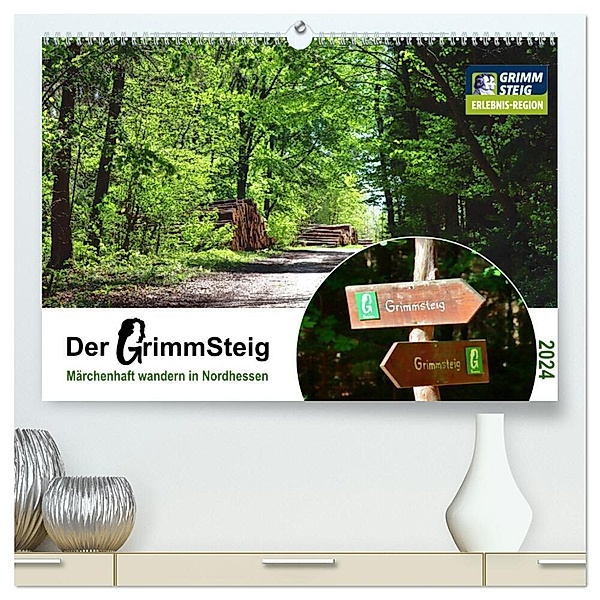 Der Grimmsteig (hochwertiger Premium Wandkalender 2024 DIN A2 quer), Kunstdruck in Hochglanz, Sabine Löwer