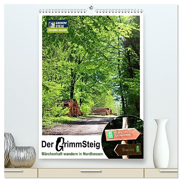 Der Grimmsteig (hochwertiger Premium Wandkalender 2024 DIN A2 hoch), Kunstdruck in Hochglanz, Sabine Löwer