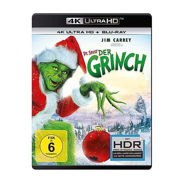 Der Grinch (4K Ultra HD), Taylor Momsen Jeffrey Tambor Jim Carrey