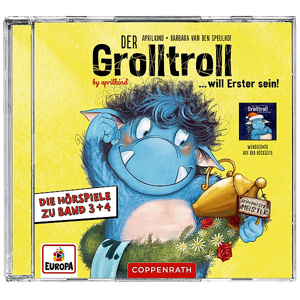 Der Grolltroll will Erster sein & Der Grolltroll - Schöne Bescherung! (CD),Audio-CD, Aprilkind, Barbara Van Den Speulhof