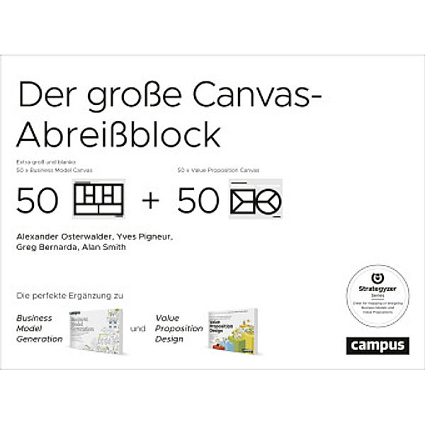 Der große Canvas-Abreißblock, Alexander Osterwalder, Yves Pigneur, Greg Bernarda