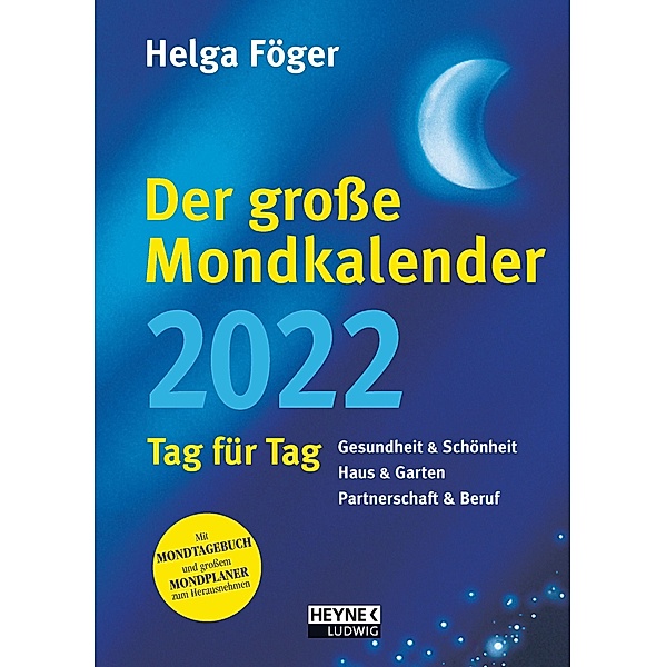 Der grosse Mondkalender 2022, Helga Föger