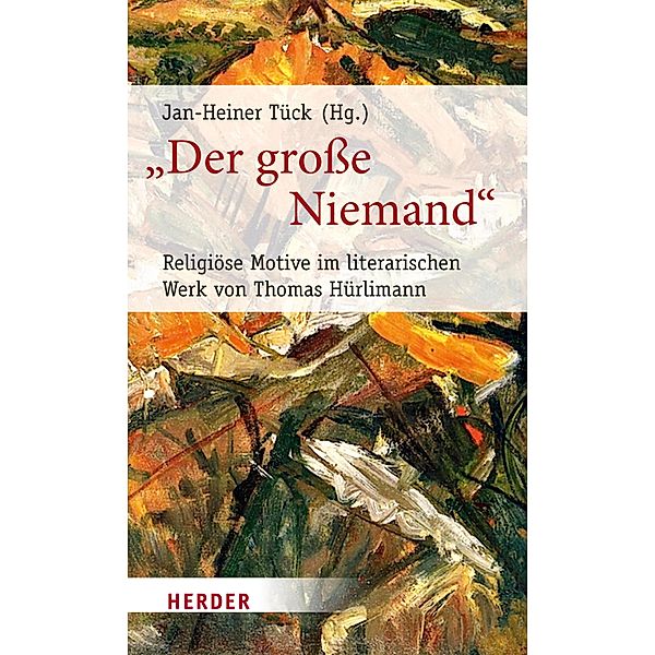 Der große Niemand / Poetikdozentur Literatur und Religion Bd.2