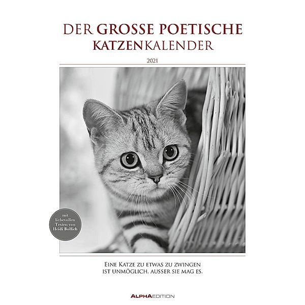 Der grosse poetische Katzenkalender 2021