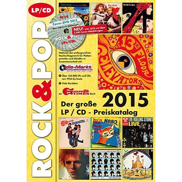 Der große Rock & Pop LP / CD-Preiskatalog 2015, m. CD-ROM, Martin Reichold