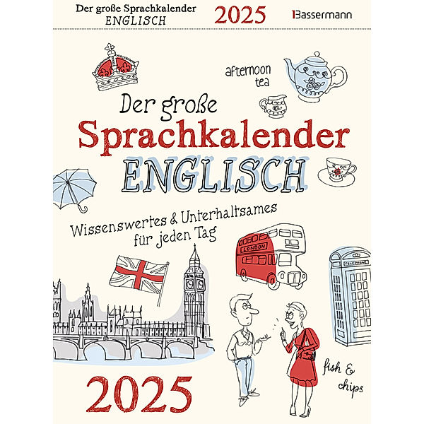 Der große Sprachkalender Englisch 2025, Birgit Adam