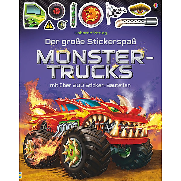 Der große Stickerspaß -  Monstertrucks, Simon Tudhope