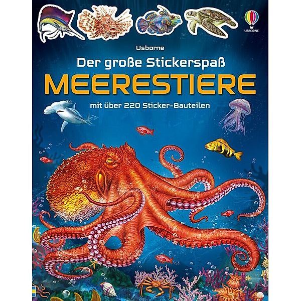 Der-grosse-Stickerspass-Reihe / Der grosse Stickerspass: Meerestiere, Simon Tudhope