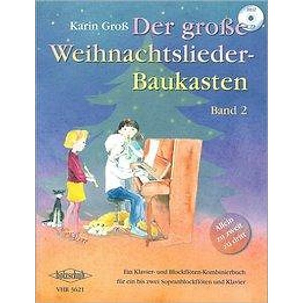 Der große Weihnachtslieder-Baukasten, Band 2 (mit CD).Bd.2, Band 2 (mit CD) Der große Weihnachtslieder-Baukasten