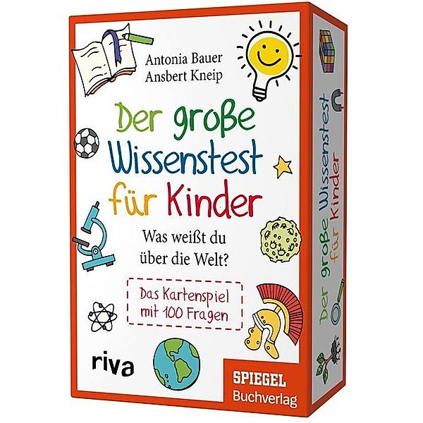 riva Verlag, Riva Der große Wissenstest für Kinder - Was weißt du über die Welt? (Kinderspiel), Antonia Bauer, Ansbert Kneip