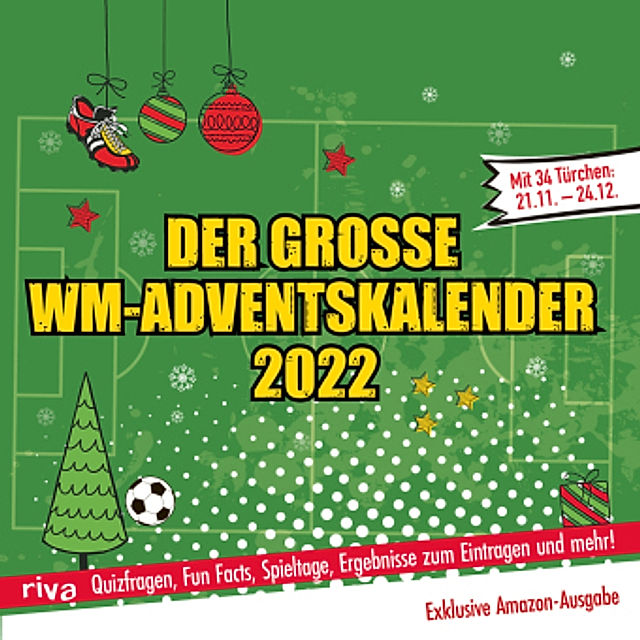 Der große WM-Adventskalender 2022. Exklusive Amazon-Ausgabe. Softcover Buch  jetzt online bei Weltbild.de bestellen