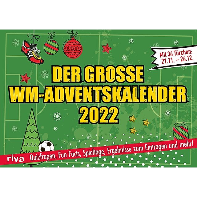 Der große WM-Adventskalender 2022. Hardcover-Ausgabe Buch versandkostenfrei  bei Weltbild.de bestellen