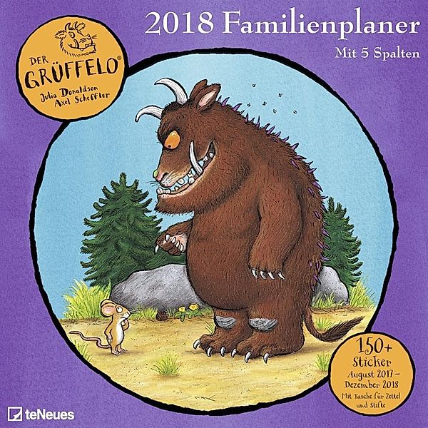 Der Grüffelo Familienplaner 2018, Axel Scheffler, Julia Donaldson