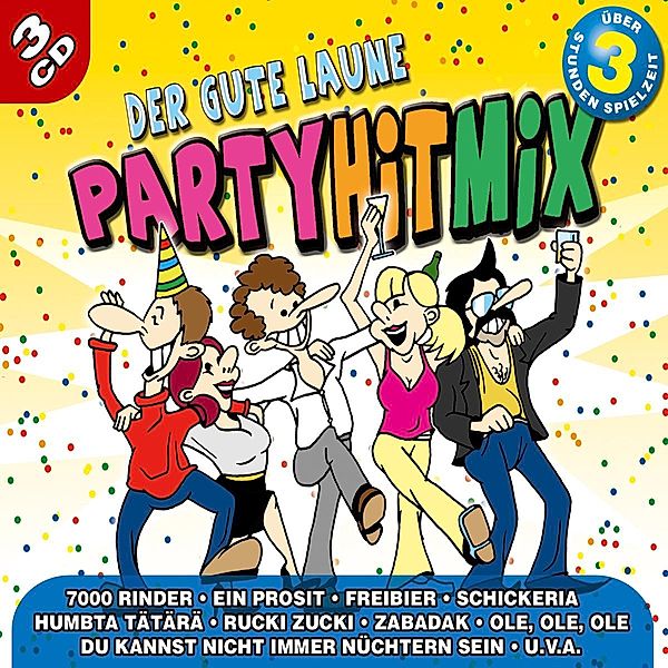 Der Gute Laune Party Hitmix 3e, Diverse Interpreten