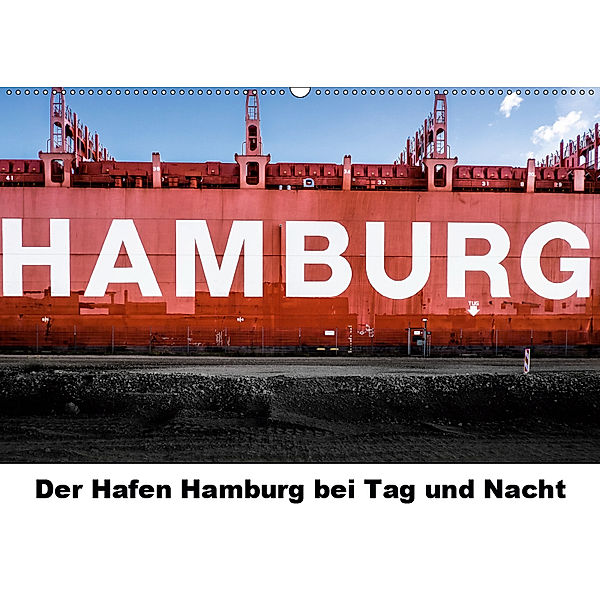 Der Hafen Hamburg bei Tag und Nacht (Wandkalender 2019 DIN A2 quer), Matthias Voss