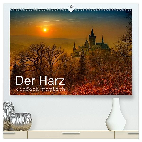Der Harz einfach magisch (hochwertiger Premium Wandkalender 2025 DIN A2 quer), Kunstdruck in Hochglanz, Calvendo, Steffen Wenske