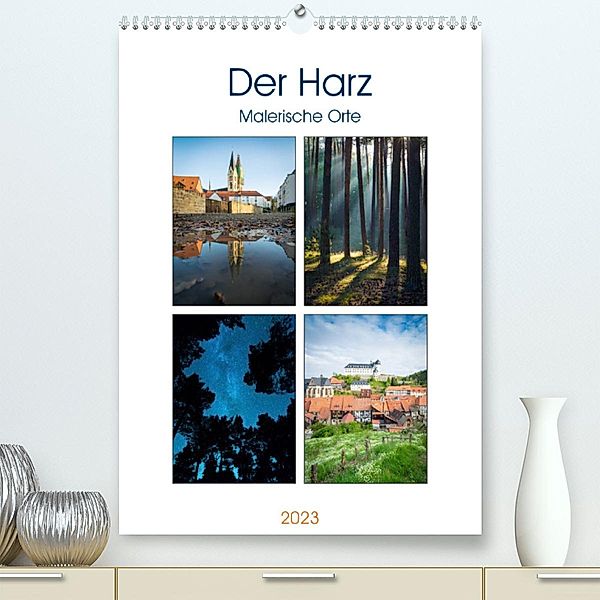 Der Harz - Malerische Orte (Premium, hochwertiger DIN A2 Wandkalender 2023, Kunstdruck in Hochglanz), Martin Wasilewski