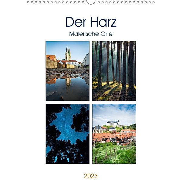 Der Harz - Malerische Orte (Wandkalender 2023 DIN A3 hoch), Martin Wasilewski