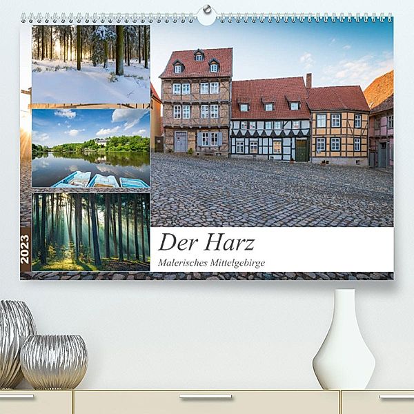 Der Harz - Malerisches Mittelgebirge (Premium, hochwertiger DIN A2 Wandkalender 2023, Kunstdruck in Hochglanz), Martin Wasilewski