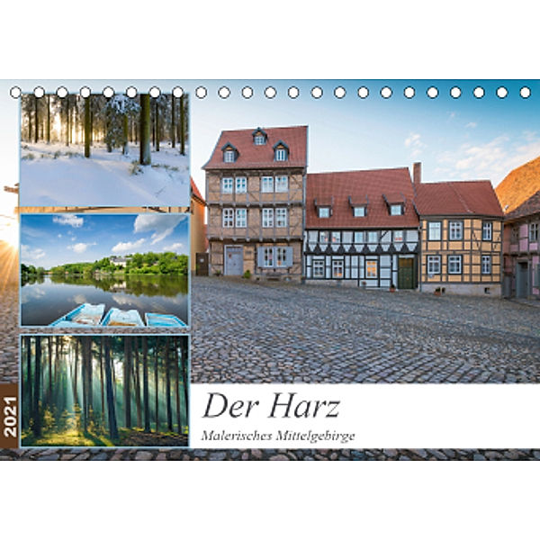 Der Harz - Malerisches Mittelgebirge (Tischkalender 2021 DIN A5 quer), Martin Wasilewski