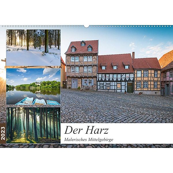 Der Harz - Malerisches Mittelgebirge (Wandkalender 2023 DIN A2 quer), Martin Wasilewski